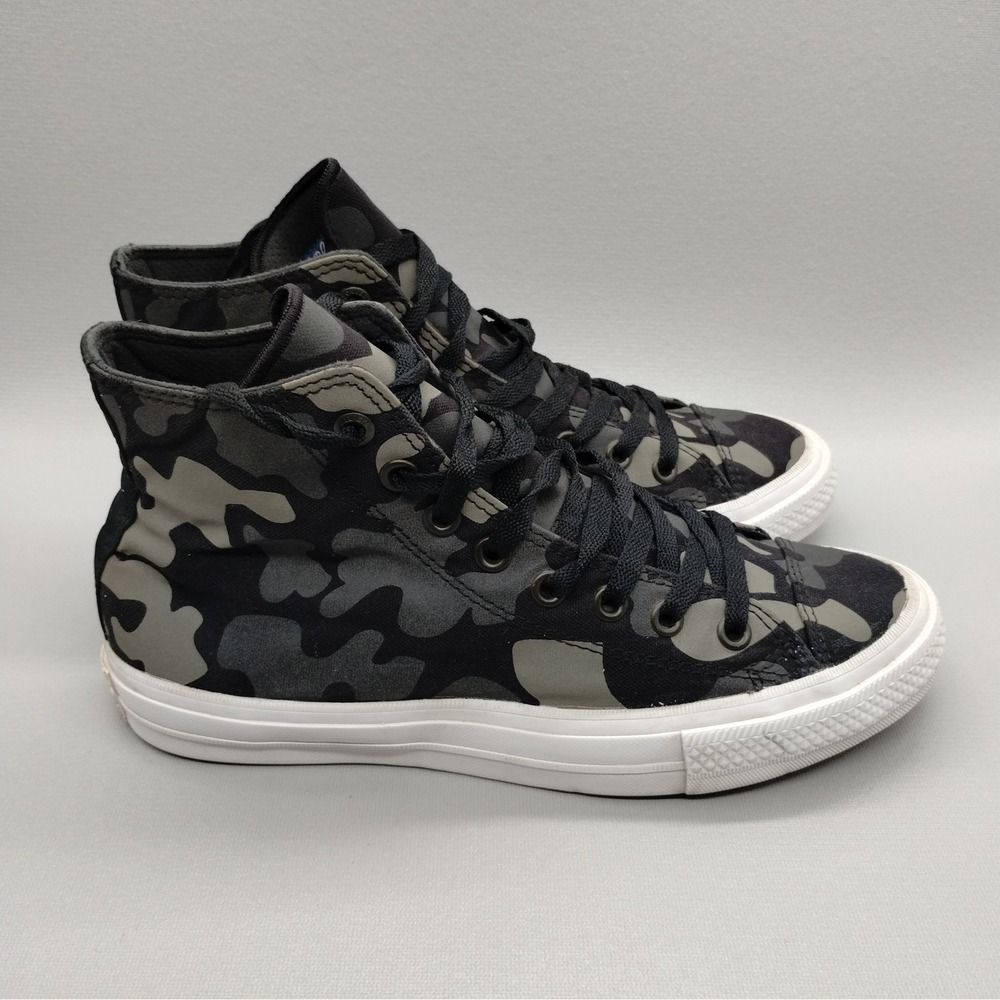 Converse Chuck Taylor All Star II‎ 'Charcoal' Mens Size 7.5 Fashion Sneakers - Picture 2 of 9